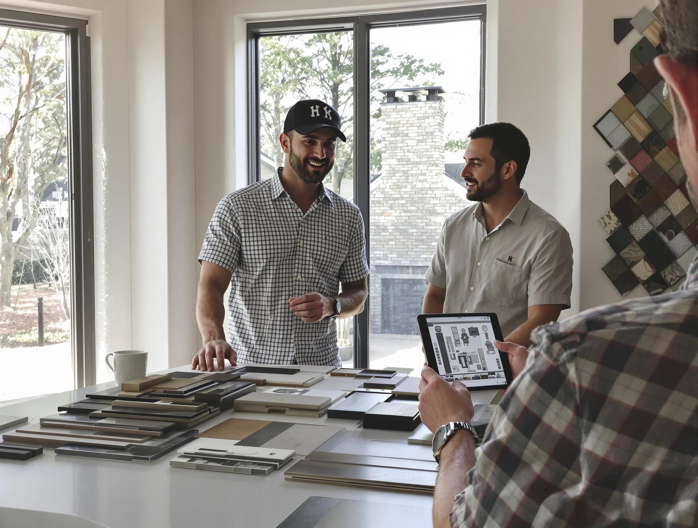Littleton Chimney Sweep remodeling a chimney and fireplace in Littleton, CO