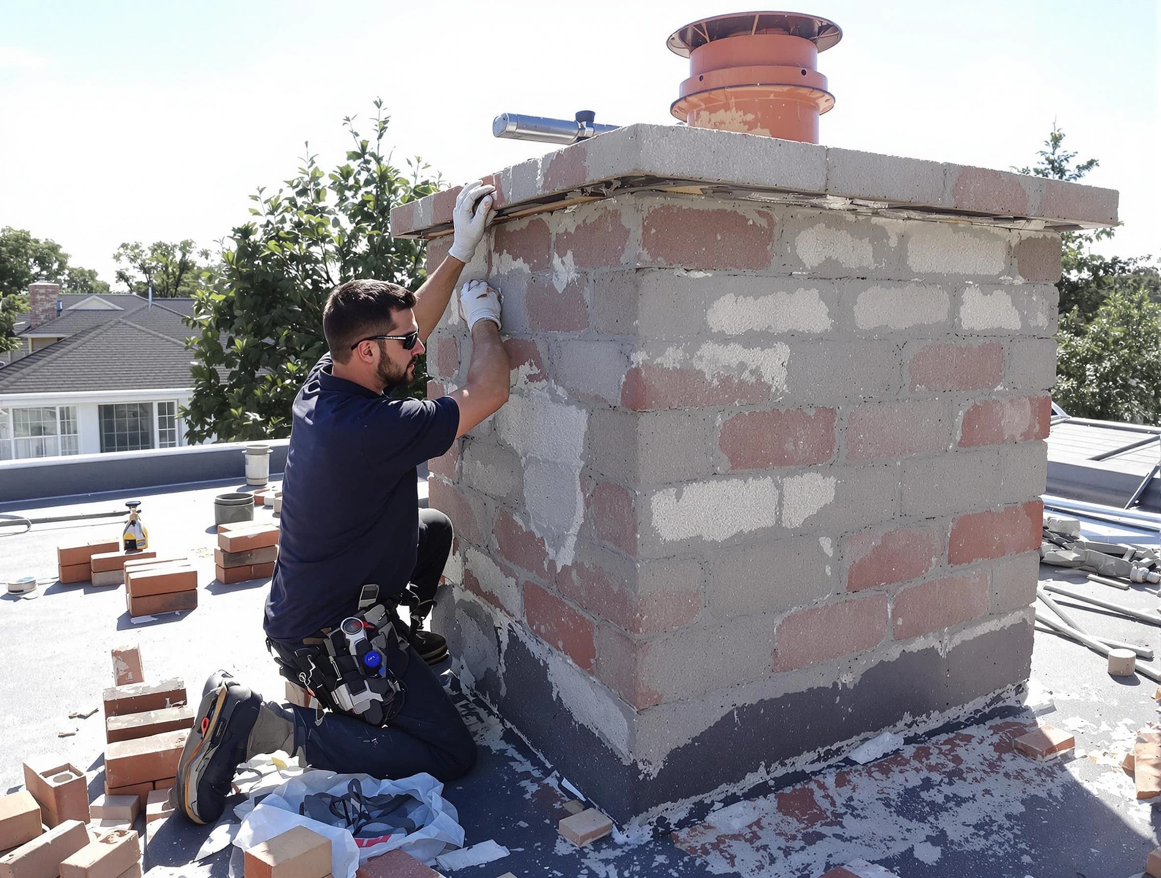 Advanced chimney repair process by Littleton Chimney Sweep in Littleton, CO