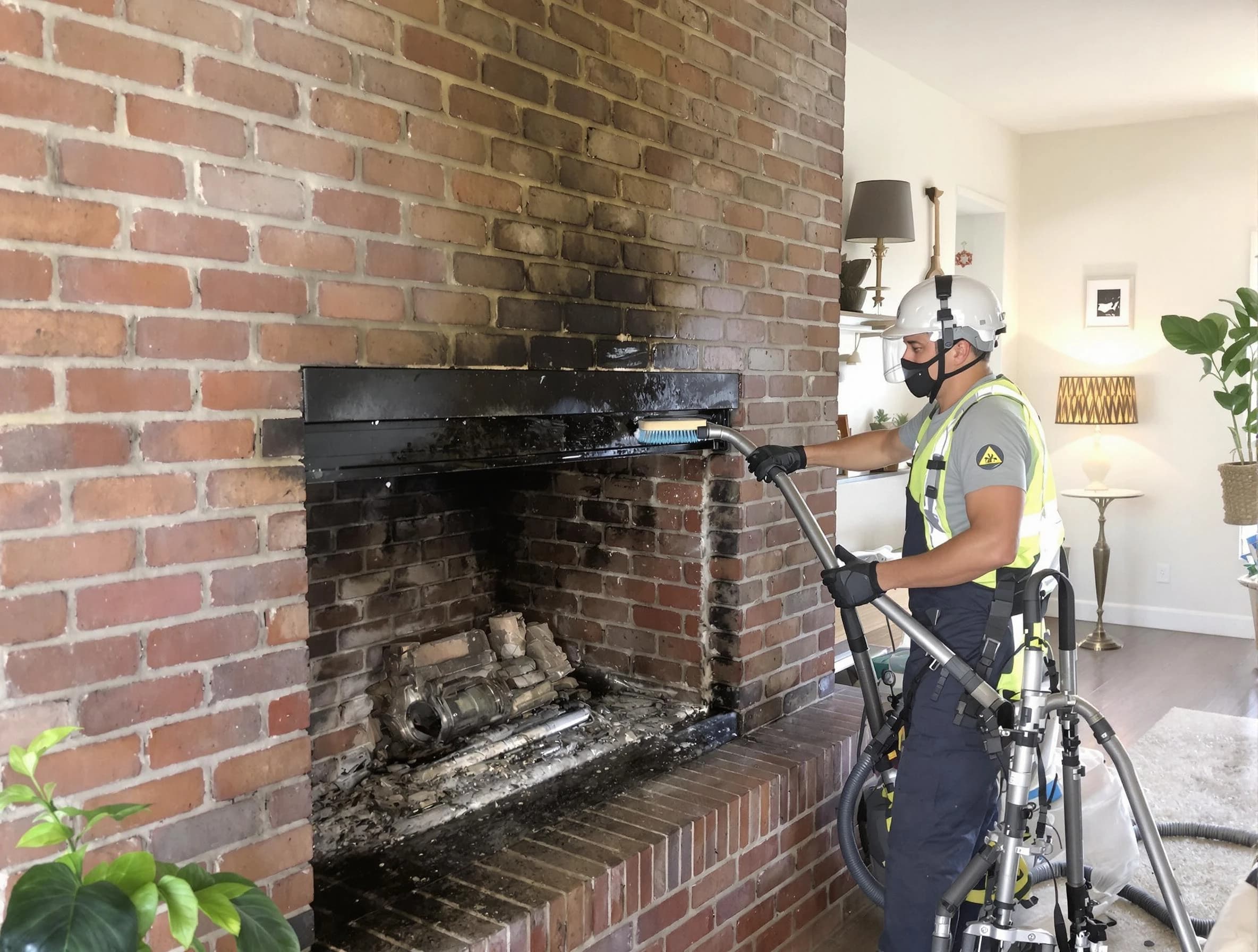 Littleton Chimney Sweep providing fireplace cleaning services in Littleton, CO