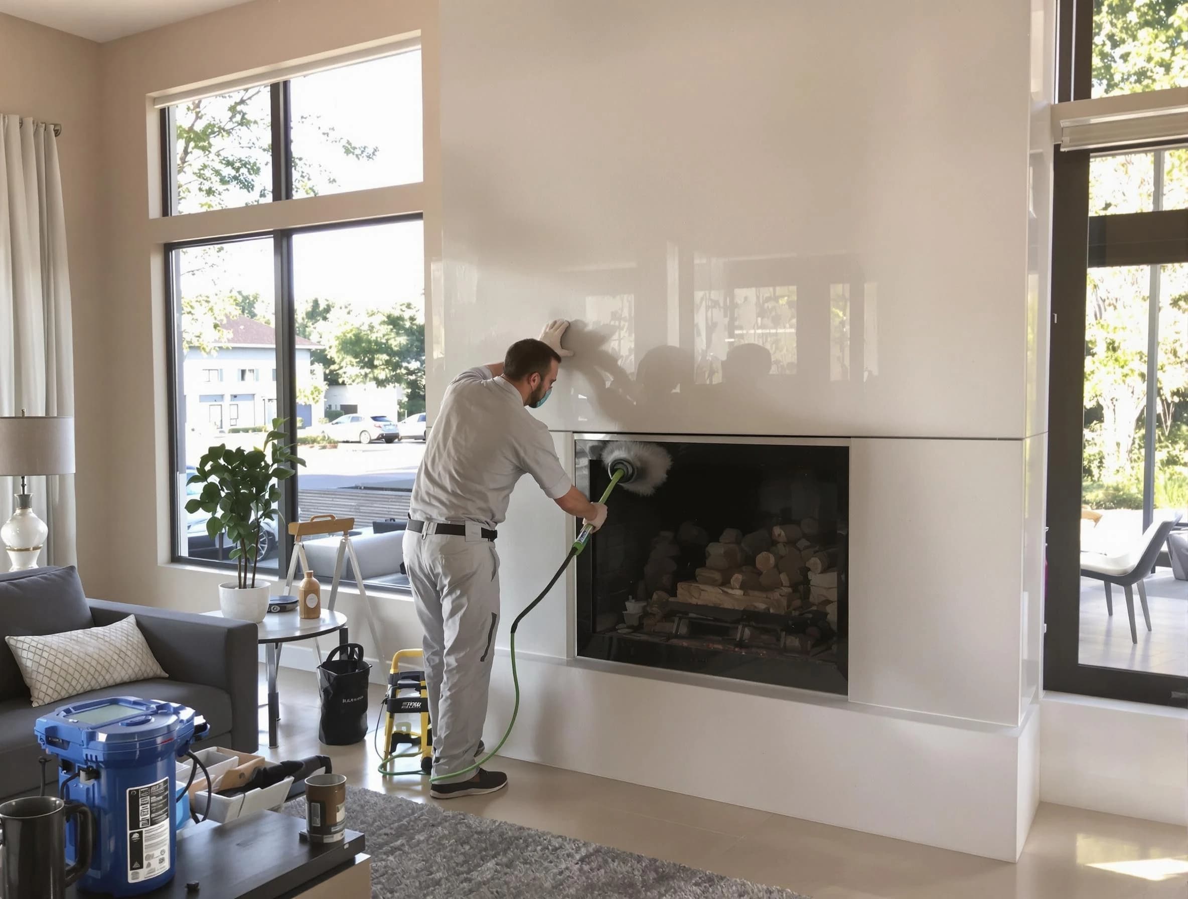 Littleton Chimney Sweep performing thorough soot removal in Littleton, CO