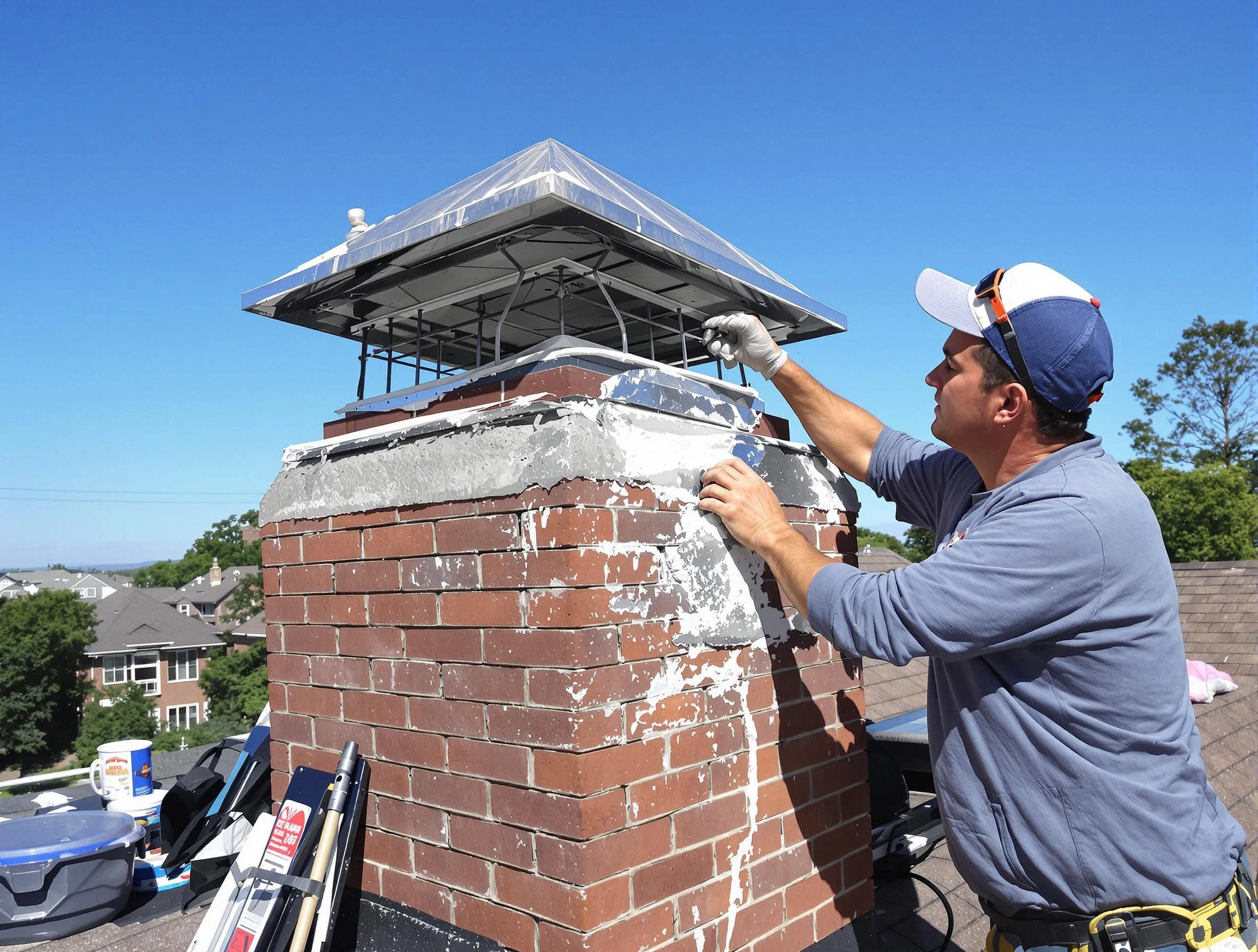 Chimney Crown Services service in Littleton, CO