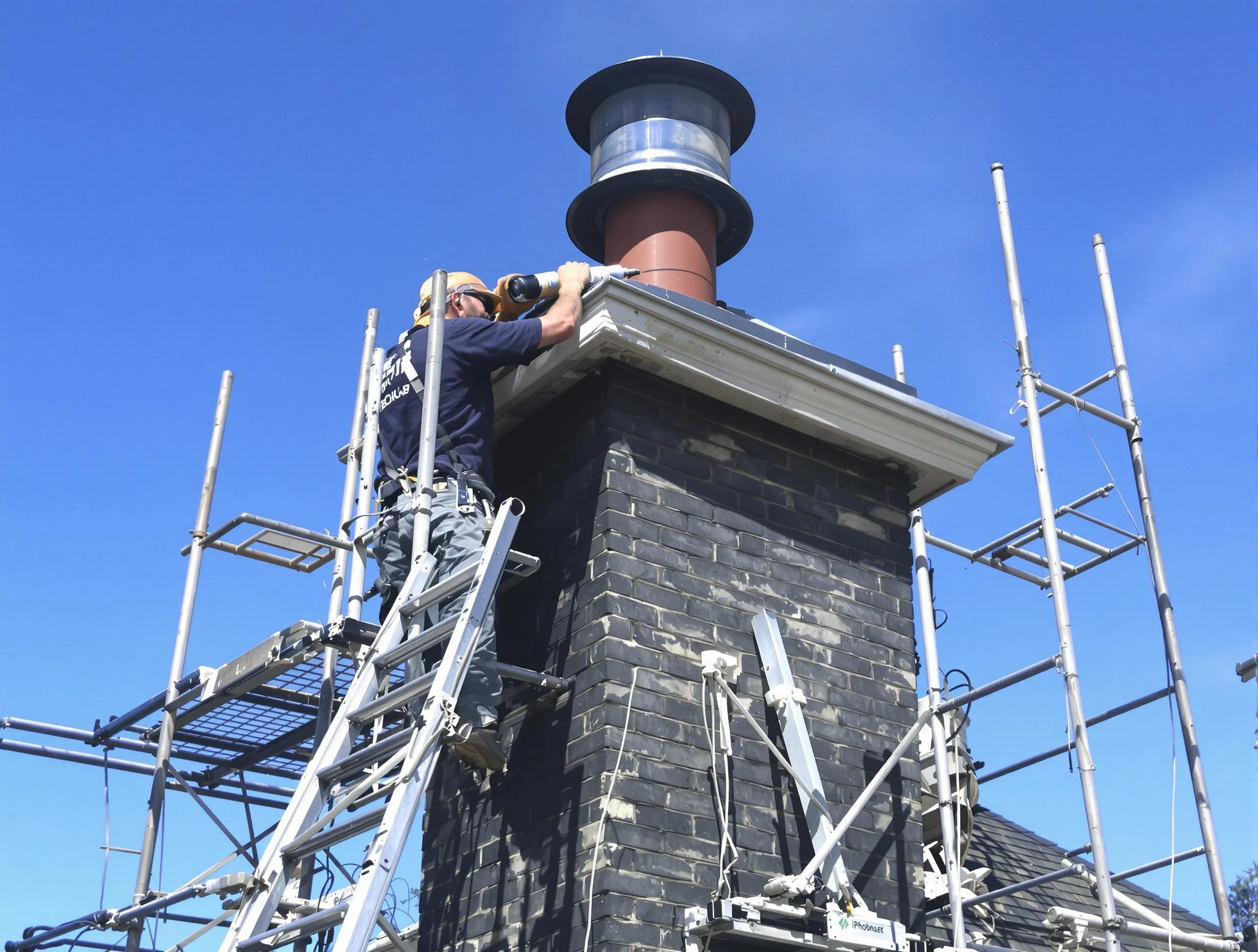 Sturdy chimney crown finished by Littleton Chimney Sweep in Littleton, CO