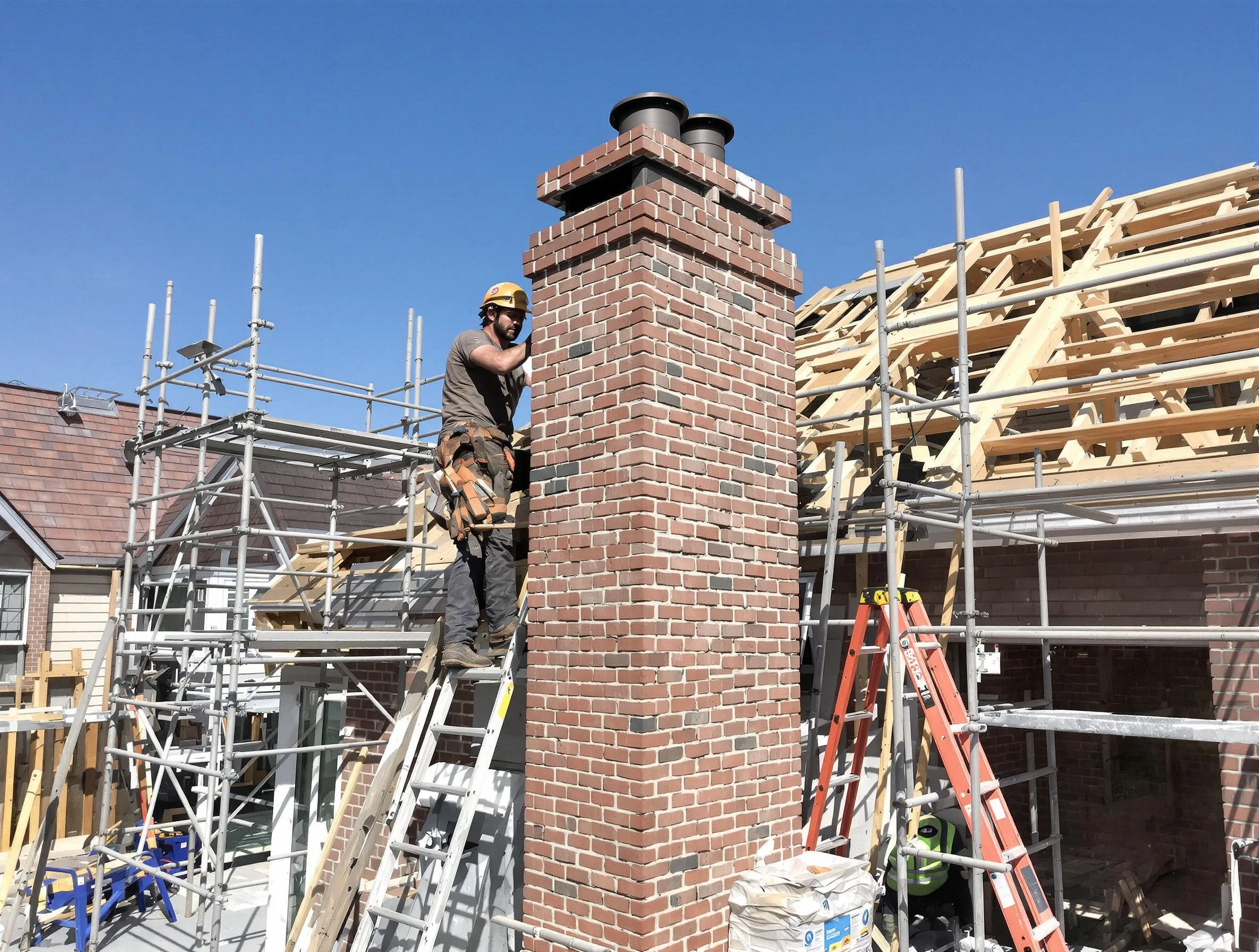 New chimney installation completed by Littleton Chimney Sweep in Littleton, CO