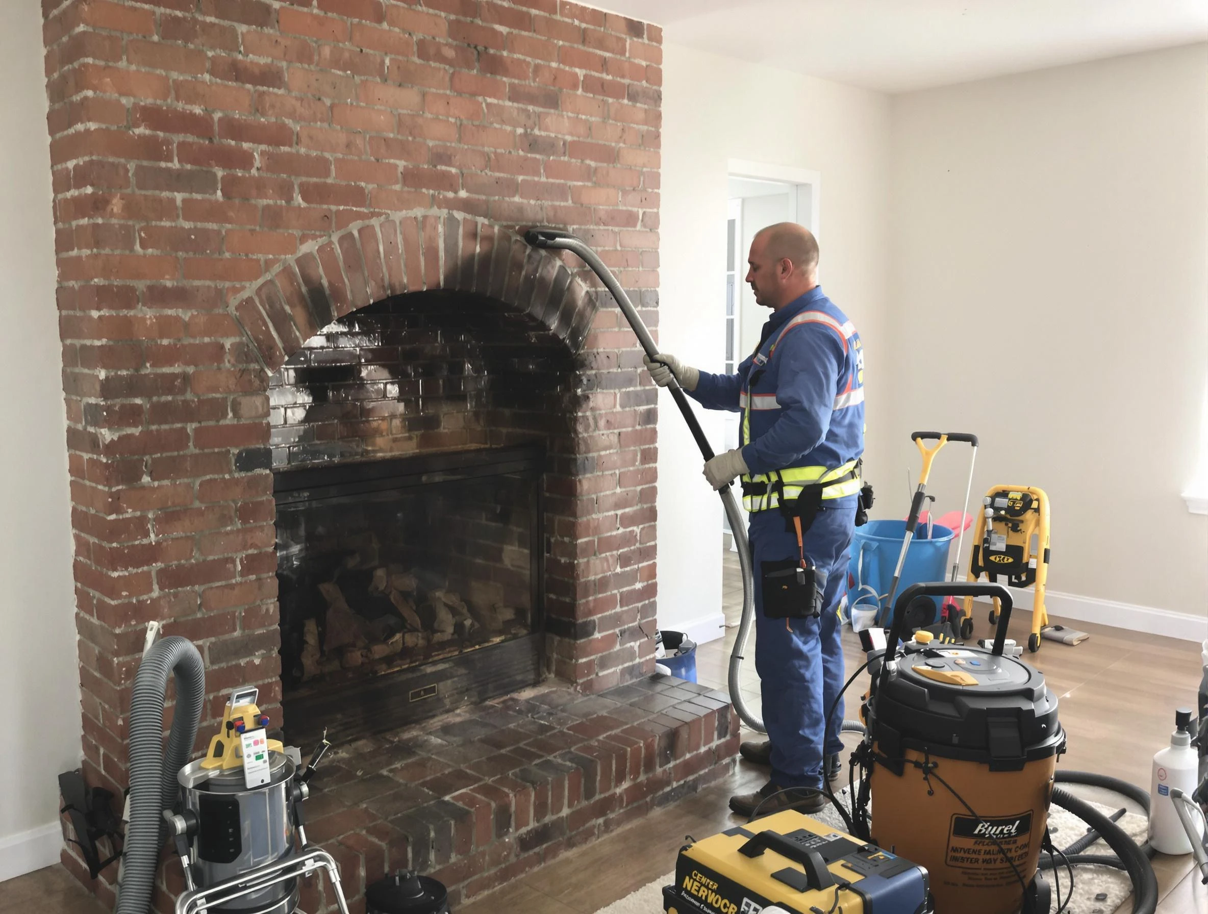 Littleton Chimney Sweep expert performing detailed chimney sweep in Littleton, CO
