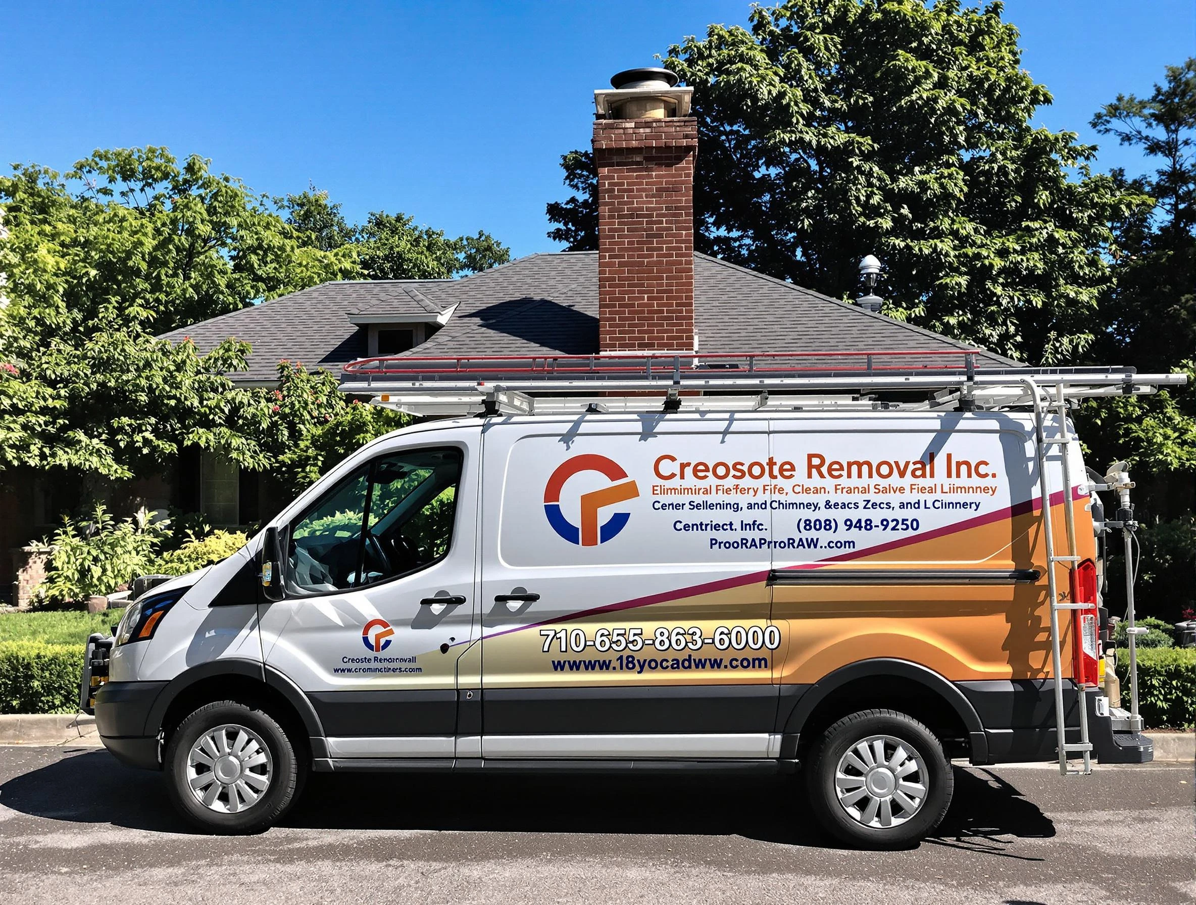 Littleton Chimney Sweep technician removing creosote safely in Littleton, CO